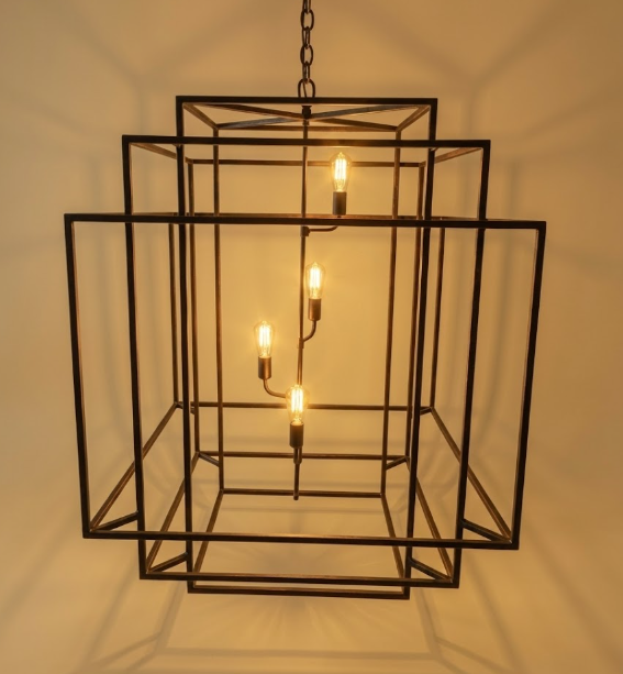The Kokomo Copper Chandelier Pendant Light Custom Design