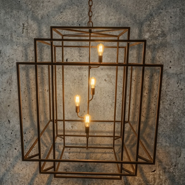 The Kokomo Copper Chandelier Pendant Light Custom Design