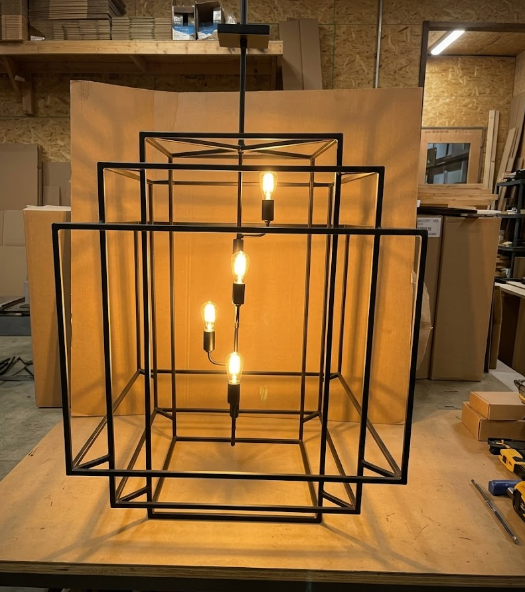 The Kokomo Copper Chandelier Pendant Light Custom Design
