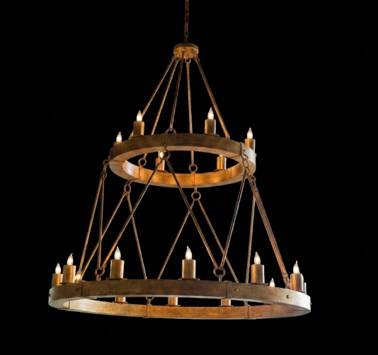 The Bavarian Alps Steel Chandelier Pendant Light Custom Design