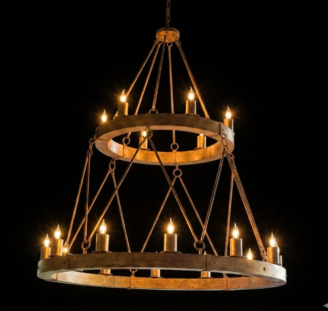 The Bavarian Alps Steel Chandelier Pendant Light Custom Design