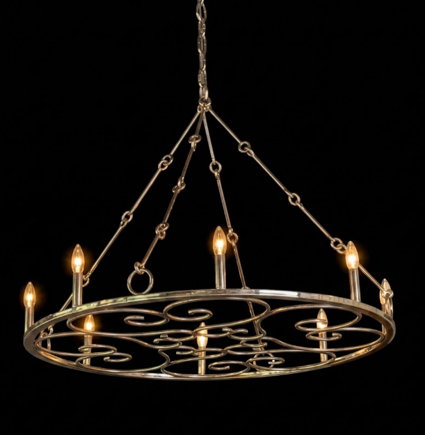 The Edinburgh Castle Steel Chandelier Pendant LIght Custom Design