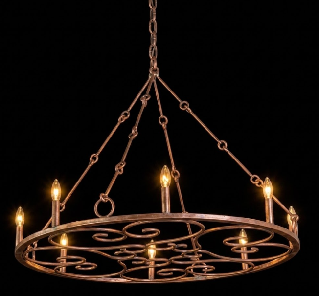 The Edinburgh Castle Steel Chandelier Pendant LIght Custom Design