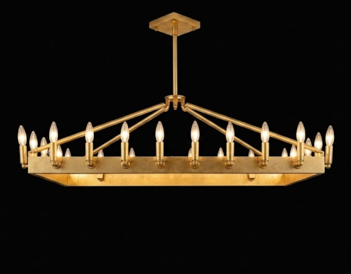 The Santiago Steel Chandelier Pendant Light Custom Design