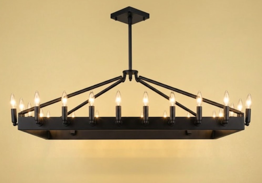 The Santiago Steel Chandelier Pendant Light Custom Design