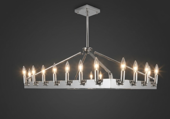 The Santiago Steel Chandelier Pendant Light Custom Design