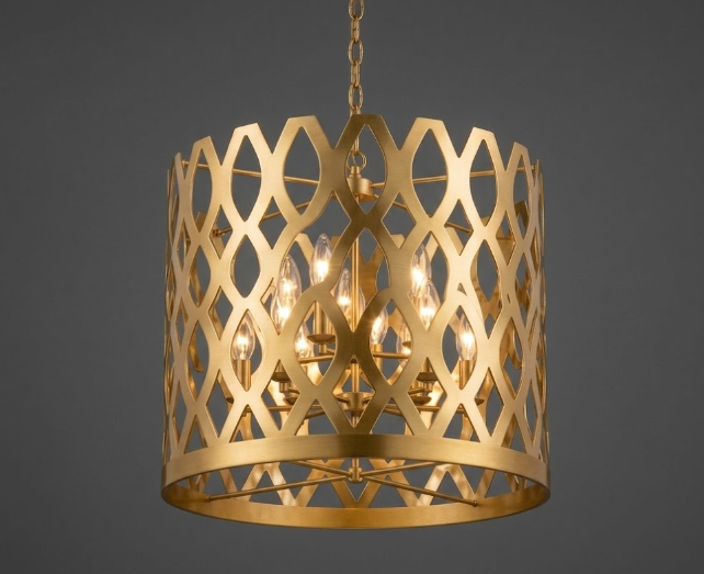 The Chaumont Copper Chandelier Pendant Lights Custom Design