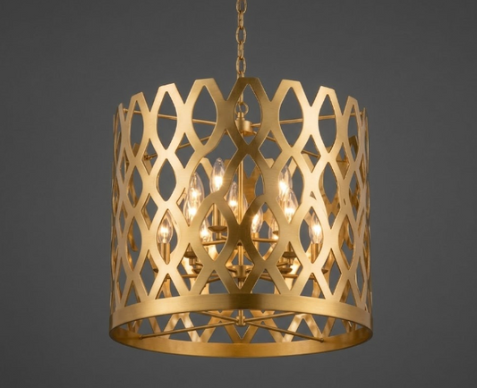 The Chaumont Copper Chandelier Pendant Lights Custom Design