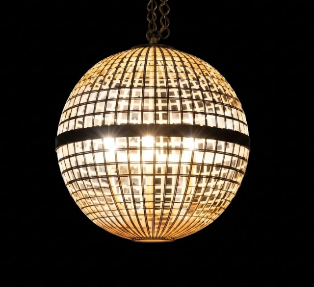 The Dubai Globe Chandelier Pendant Light Custom Design