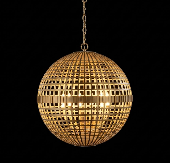 The Dubai Globe Chandelier Pendant Light Custom Design
