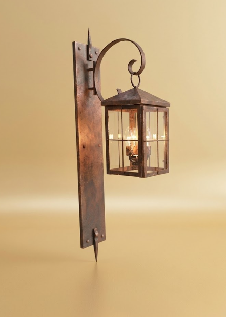 The El Dorado Steel Lantern Pendant LIght Custom Design