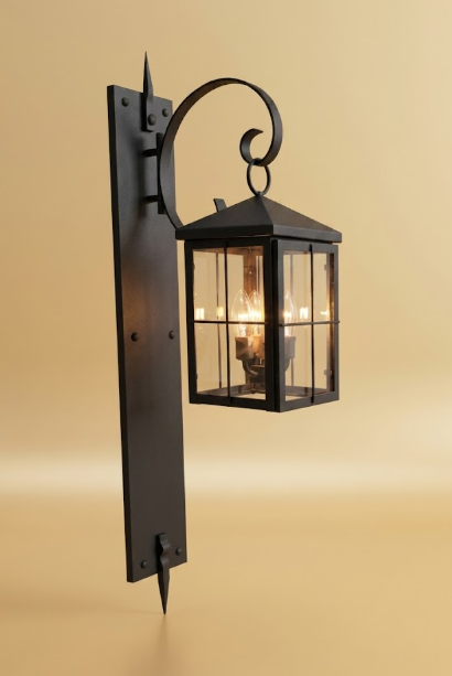 The El Dorado Steel Lantern Pendant LIght Custom Design