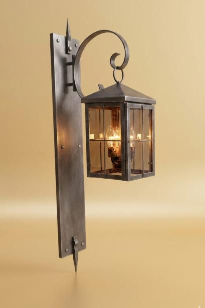 The El Dorado Steel Lantern Pendant LIght Custom Design