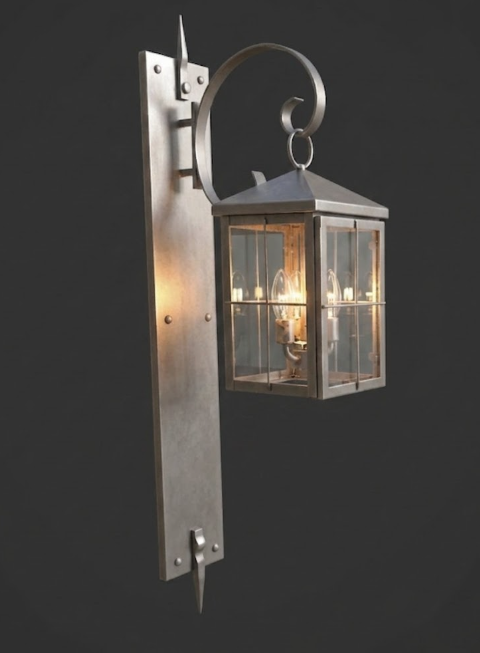 The El Dorado Steel Lantern Pendant LIght Custom Design