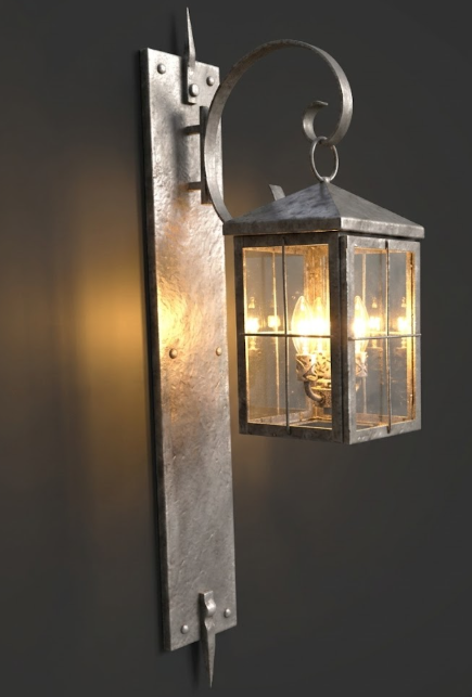 The El Dorado Steel Lantern Pendant LIght Custom Design