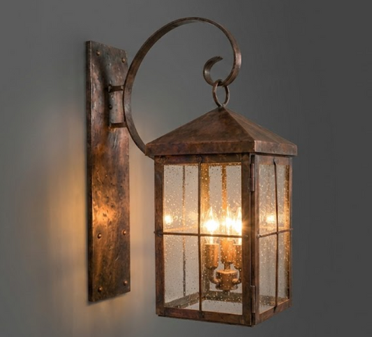 The El Dorado Steel Lantern Pendant LIght Custom Design