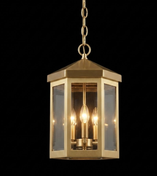 The Baja Bay Coastal Nautical Copper Lantern Pendant Light Custom Design
