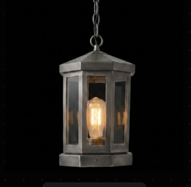 The Baja Bay Coastal Nautical Copper Lantern Pendant Light Custom Design