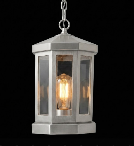The Baja Bay Coastal Nautical Copper Lantern Pendant Light Custom Design