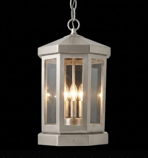 The Baja Bay Coastal Nautical Copper Lantern Pendant Light Custom Design