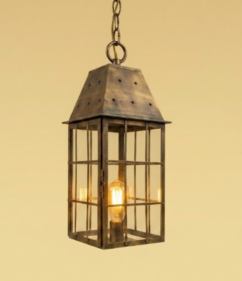 The Egg Harbor Lighthouse Coastal Nautical Lantern Custom Design