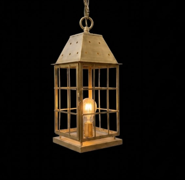 The Egg Harbor Lighthouse Coastal Nautical Lantern Custom Design