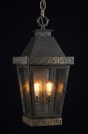 The Aztec Copper Lantern Kitchen Island Pendant Light Custom Design