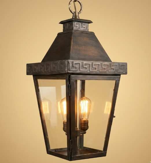 The Aztec Copper Lantern Kitchen Island Pendant Light Custom Design