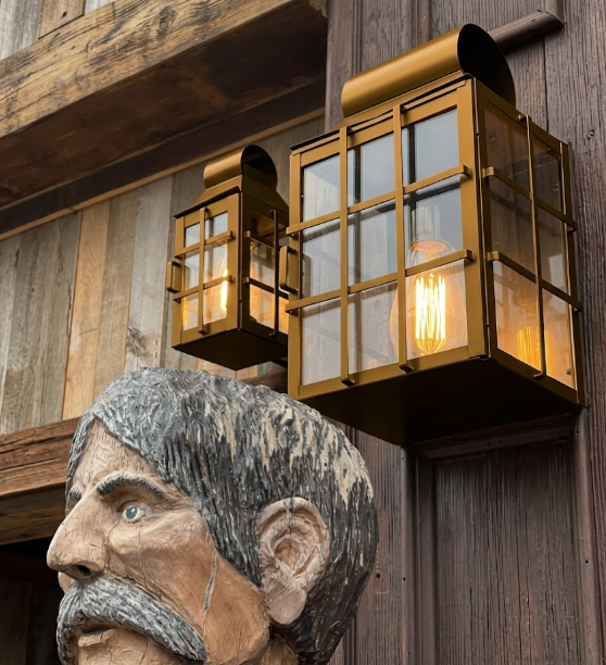 The Pioneer Saloon Copper Lantern Pendant Light Custom Design