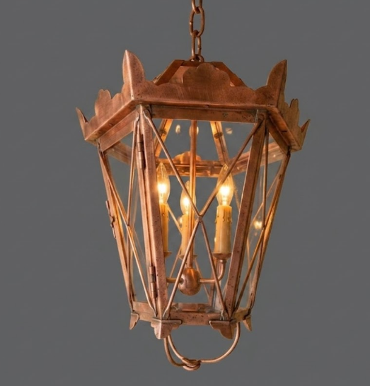 The Manor Copper Lantern Pendant Light Custom Design