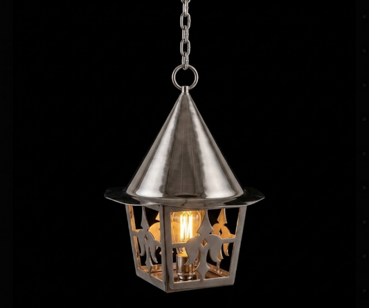 The Ginger Bread House Copper Lantern Pendant Light