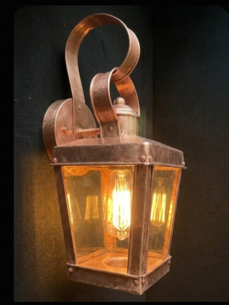 The Lancaster Copper Lantern Pendant Light