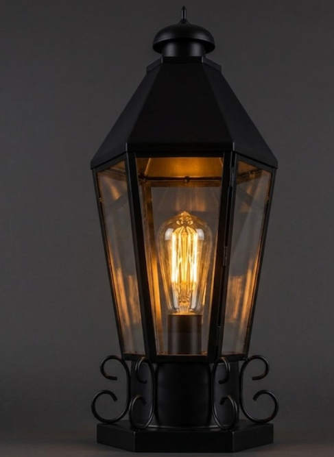 The Trinidad Bay Coastal Copper Lantern Pendant LIght