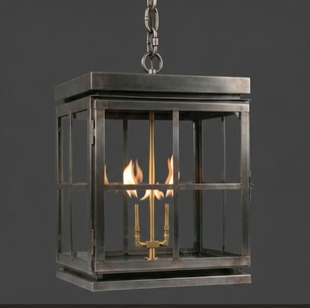 The Onyx Copper Lantern Pendant Light Custom Design