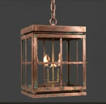 The Onyx Copper Lantern Pendant Light Custom Design