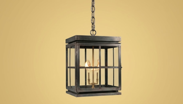 The Onyx Copper Lantern Pendant Light Custom Design