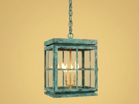 The Onyx Copper Lantern Pendant Light Custom Design