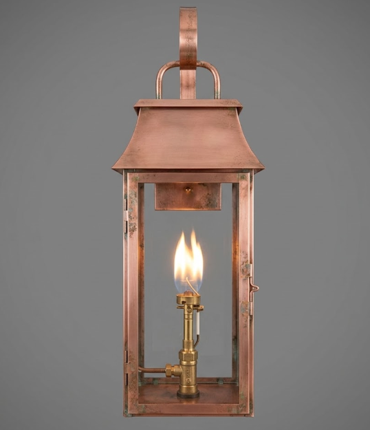 The AL BAR Copper Lantern Kitchen Island Pendant Light Custom Design