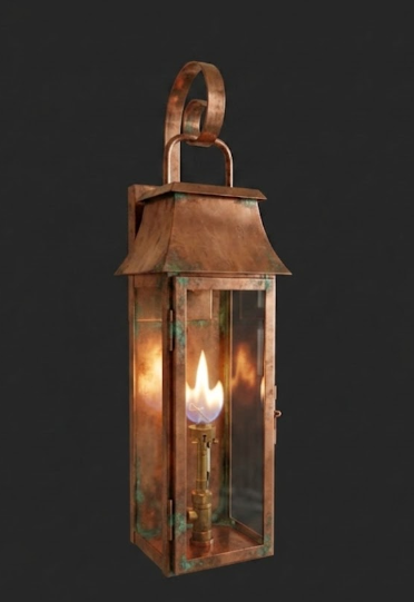 The AL BAR Copper Lantern Kitchen Island Pendant Light Custom Design