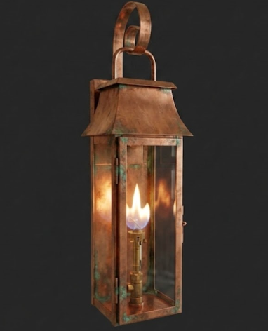 The AL BAR Copper Lantern Kitchen Island Pendant Light Custom Design