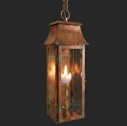 The AL BAR Copper Lantern Kitchen Island Pendant Light Custom Design