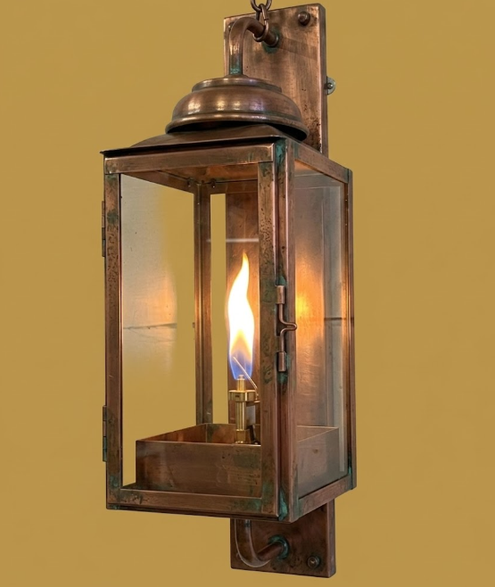 The Ted Juszczyk Copper Lantern Pendant Light Custom Design