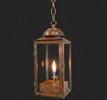 The Ted Juszczyk Copper Lantern Pendant Light Custom Design