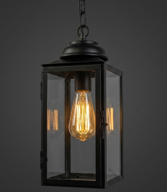 The Ted Juszczyk Copper Lantern Pendant Light Custom Design
