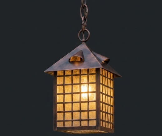 The Bird Cage Copper Lantern Pendant Light Custom Design