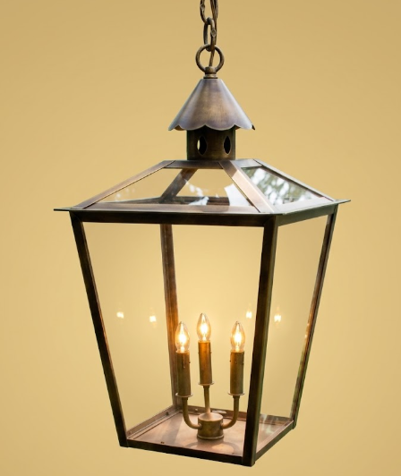The Volturno Copper Lantern Pendant Light Custom Design