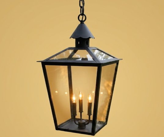The Volturno Copper Lantern Pendant Light Custom Design