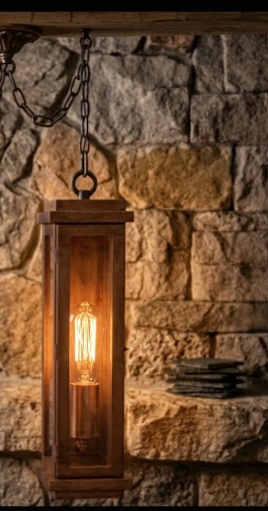The Aurora Copper Lantern Kitchen Island Pendant Light Custom Design