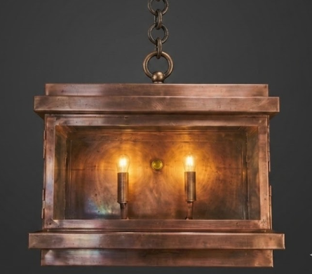 The Azura Copper Lantern Pendant Light Custom Design