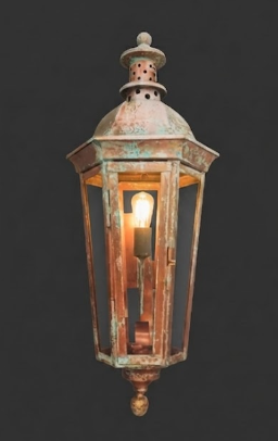 The Cartagena Copper Lantern Kitchen Island Pendant Light Custom Design